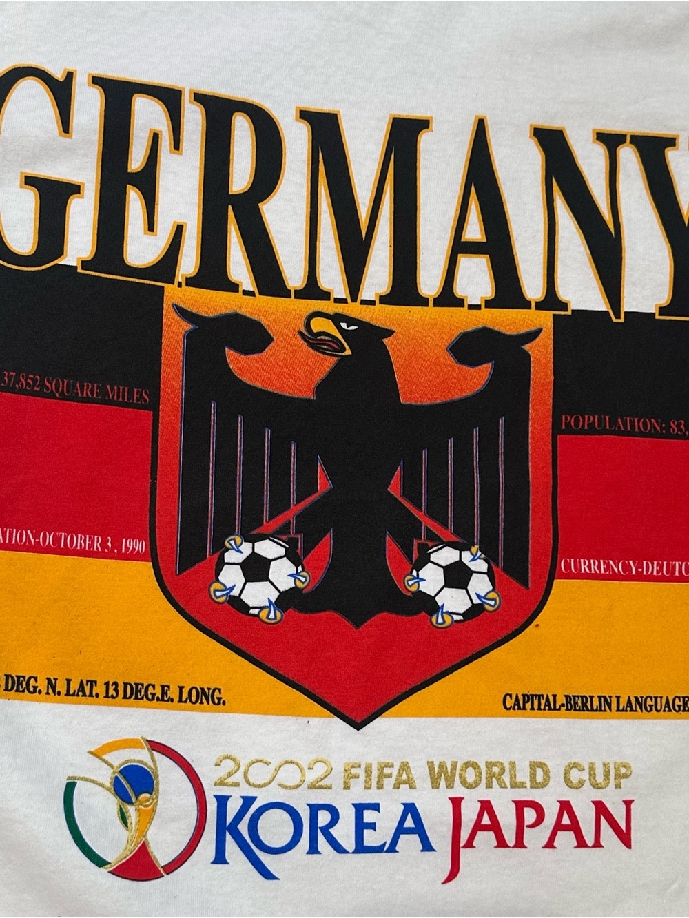 Vintage Y2K 2002 FIFA World Cup Germany Graphic Tee⚽️
